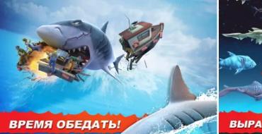 Hungry Shark — ваша карманная акула Скачать злая акула на андроид